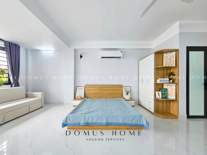 Studio ban công siêu rộng full nội thất, phòng thoáng mát nhiều ánh sáng, gần lotte tdtu rmit ufm - 4