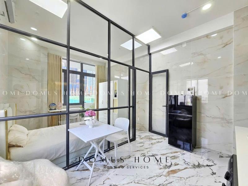 Căn hộ dịch vụ xịn xò, 1 phòng ngủ ban công siêu rộng, máy giặt riêng, nhà thang máy - 2