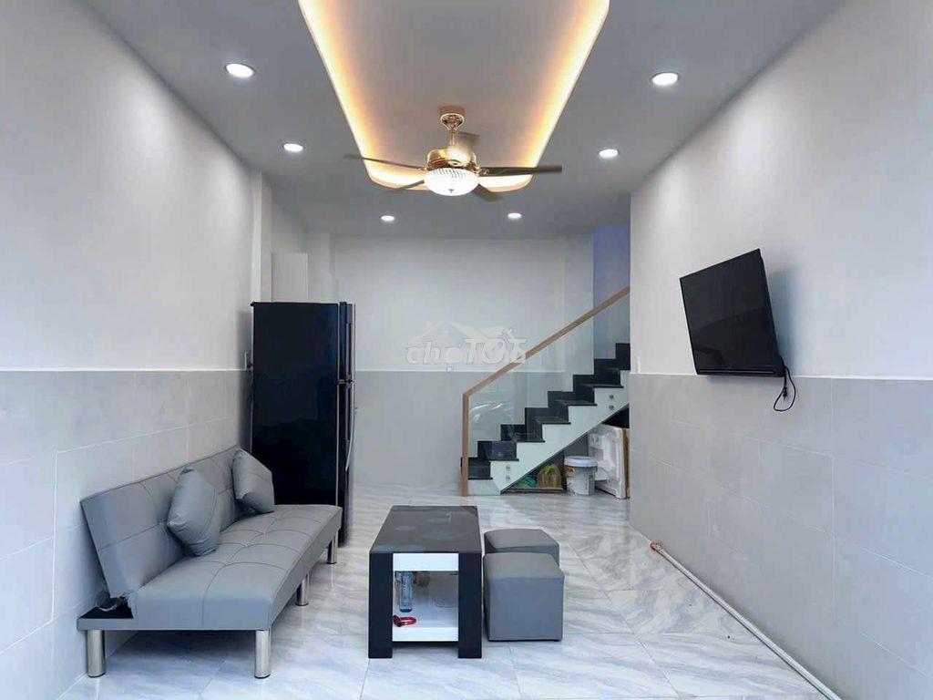 Nhà mới xây sát mt full n thất 2pn 2vs lê lai p3 gò vấp - 2