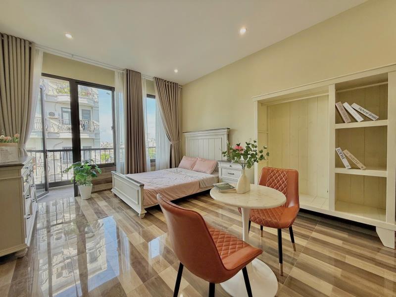 Studio  ban công sang chảnh full nội thất - ngay trung tâm q7 - gần ufm, tdtu, cầu kênh tẻ, cầu him lam, lotte mart q7, cresentmall, vivocity, q1, q4 - 2