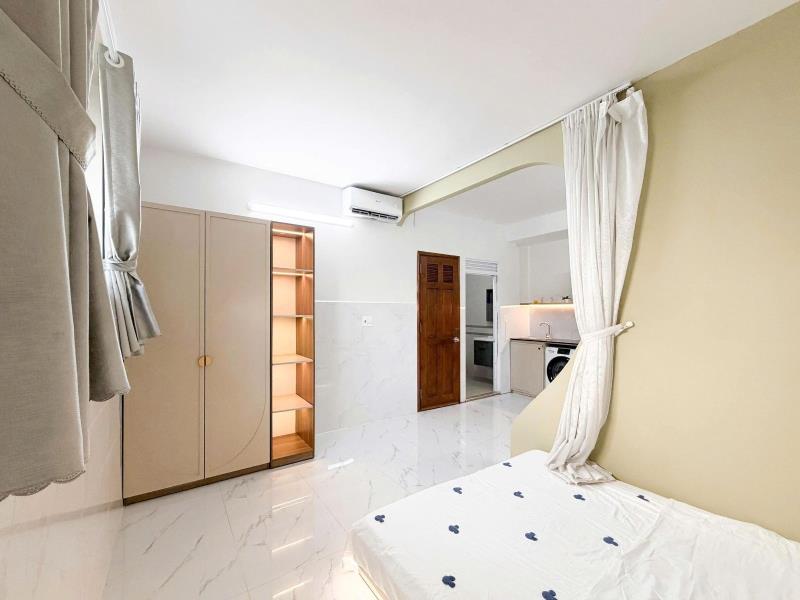 Cho thuê căn hộ new 100% 35m2 máy giặt riêng_nơ trang long_emart phan văn trị_dương quảng hàm_nguyễn xí_vlu_iuh_phú nhuận_thủ đức - 4