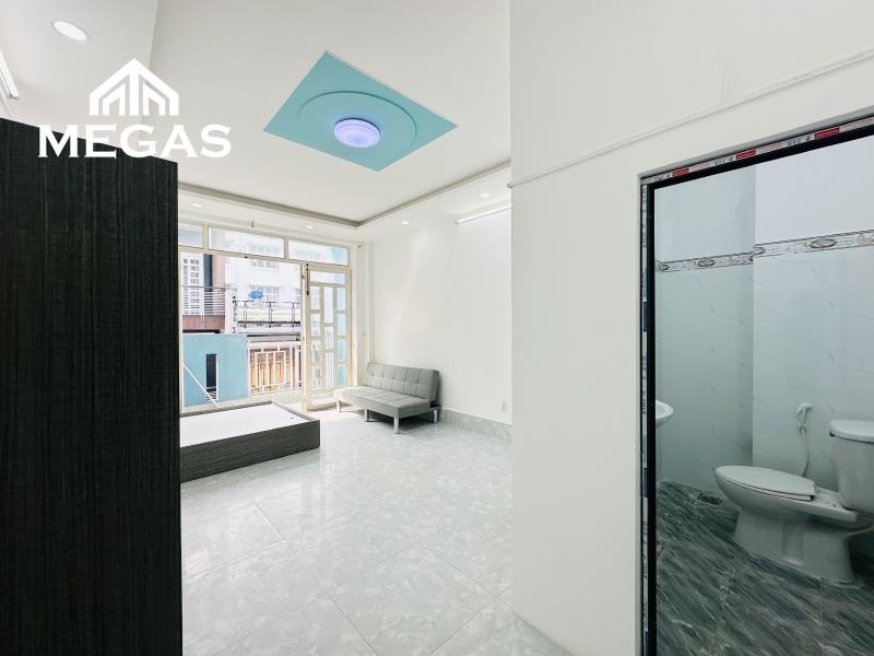 Phòng studio, ban công đường nguyễn suý tân bình, máy lạnh, kệ bếp, sofa - 2