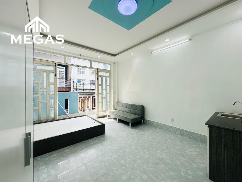 Phòng studio, ban công đường nguyễn suý tân bình, máy lạnh, kệ bếp, sofa - 3