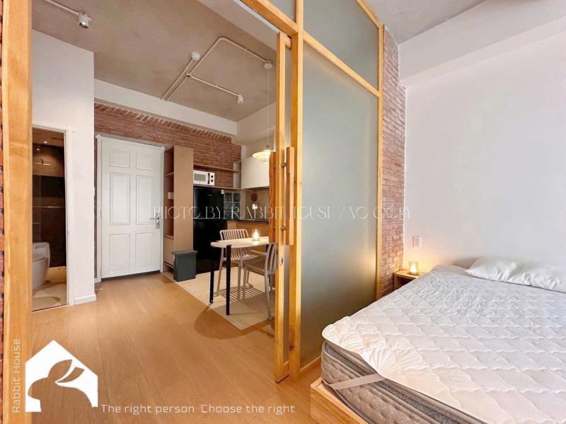 Cho thuê căn hộ tách bếp 40m2 full nội thất nằm gần lotte mart, vivo city ufm rmit tdtu nttu quận 7 - 3