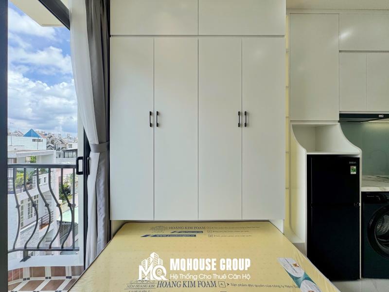 Cho thuê studio 25m2 new 100% có thang máy - máy giặt riêng ngay chợ bà chiểu - đại học văn lang - học viện cán bộ tphcm - 4
