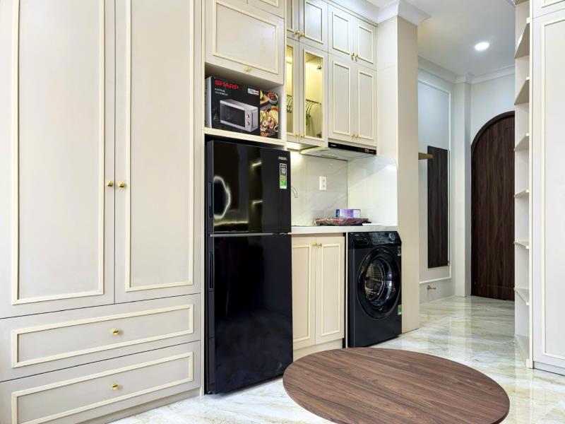 Cho thuê studio 30m2 new 100% có thang máy - hầm xe - ngay chợ bà chiểu - trường đại học văn lang - học viện cán bộ tphcm - 3