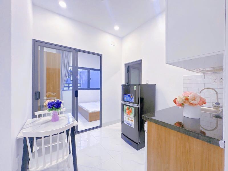 Cho thuê 1pn tách bếp full nội thất cửa sổ thoáng đường bình lợi gần vlu3, uef, hutech, gtvt - 2