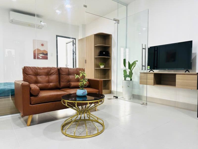 Cho thuê 1pn ban công 40m2 có máy giặt riêng ngay ngã tư phú nhuận - công viên gia định - phố ẩm thực phan xích long - 4