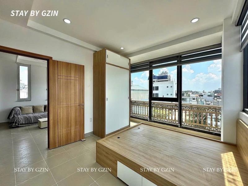 Cho thuê 1pn ban công 40m2 có thang máy ngay chợ bà chiểu - ngã tư phú nhuận - đại học văn lang - 3