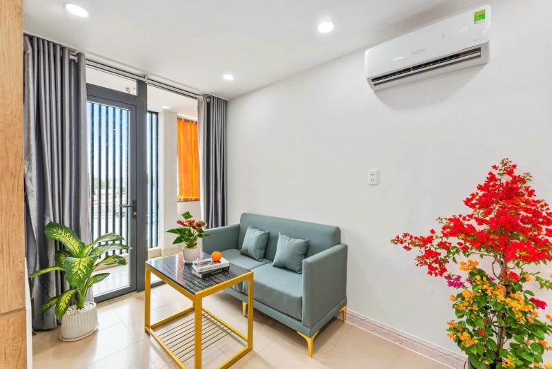 Phòng full nội thất ban công tách bếp siêu rộng võ duy ninh bình thạnh yên tĩnh