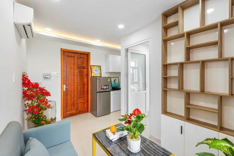 Phòng full nội thất ban công tách bếp siêu rộng võ duy ninh bình thạnh yên tĩnh - 4