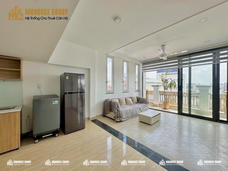 Penthouse 1pn — ban công — hoàng văn hoè — tân phú - 4