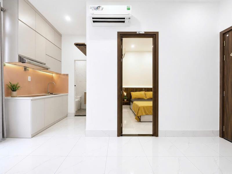 Thuê ngay căn hộ ban công tách bếp riêng biệt 45m2 rộng thoáng sát q1 thuận tiện di chuyển an ninh  - 3