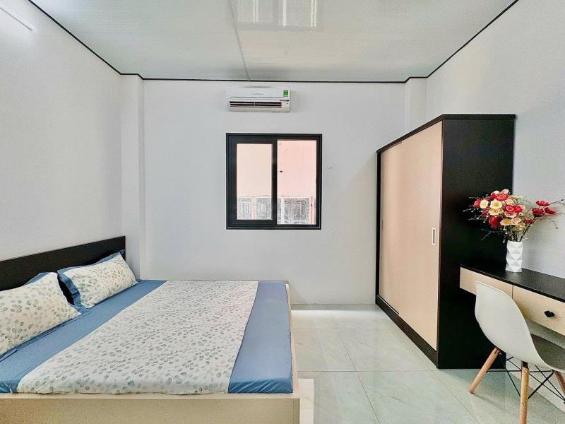 Phòng trọ dạng studio ở tân phú nội thất đầy đủ có cửa sổ trời - 4