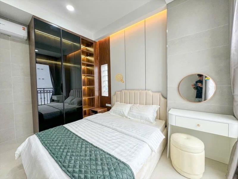 Cho thuê studio 1 phòng ngủ ban công thang máy gần quận 1 - hàng xanh - cầu sài gòn - landmark81 - 4