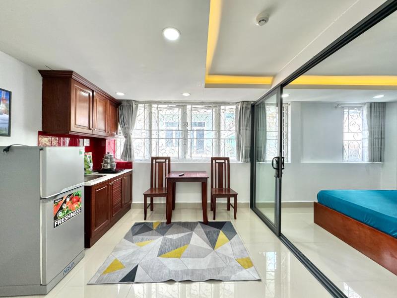 Căn hộ 1pn tách bếp siêu thoáng ngay hoàng sa tân bình - 3