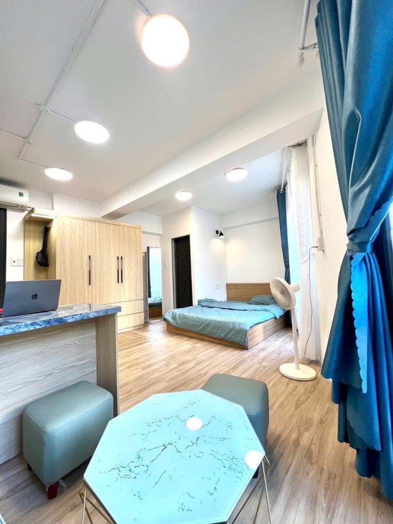 Cho thuê căn hộ ban công rộng 40m2, full nội thất điện biên phủ, bình thạnh gần ngã tư hàng xanh, uef, hiu - 3