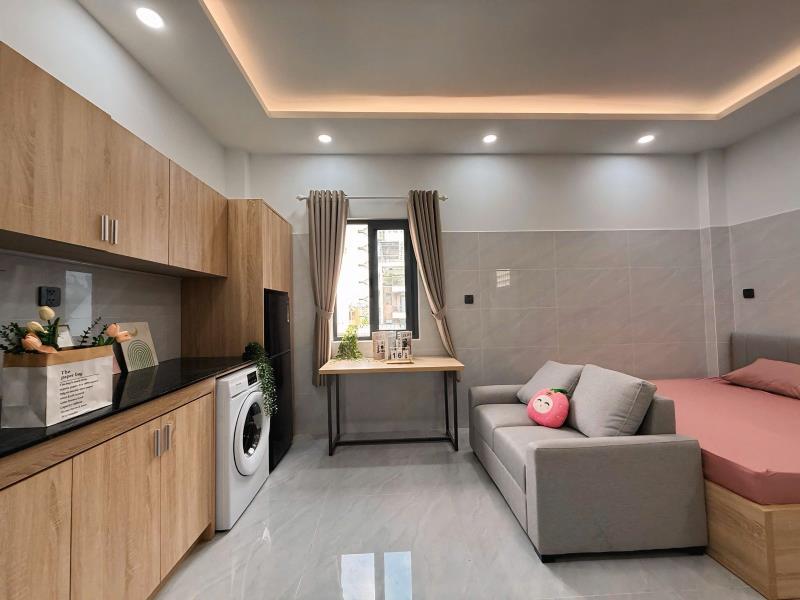 Studio cửa sổ ds 79 tân quy quận 7 | máy giặt riêng | full nội thất mới tinh | siêu đẹp | gần lotte, rmit, tdtu, ufm - 3