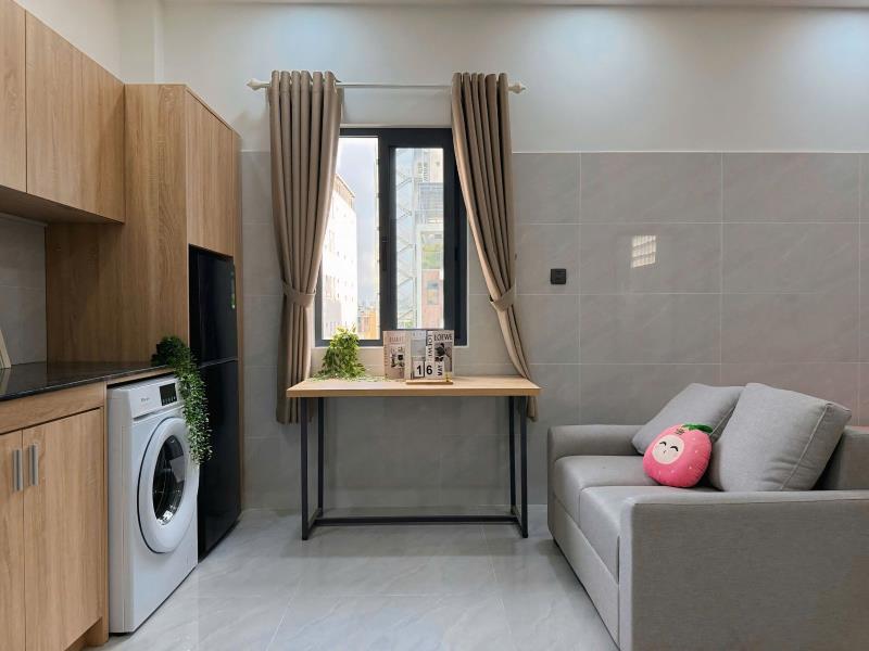 Studio cửa sổ ds 79 tân quy quận 7 | máy giặt riêng | full nội thất mới tinh | siêu đẹp | gần lotte, rmit, tdtu, ufm - 4