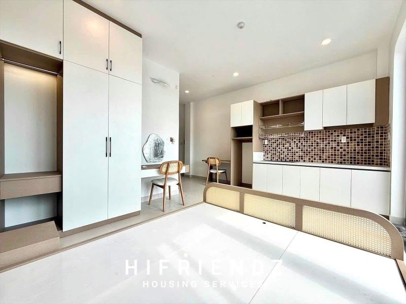 Cho thuê studio ban công 35m2 new 100% ngay cầu thị nghè - thảo cầm viên sg - ngã tư hàng xanh - 3