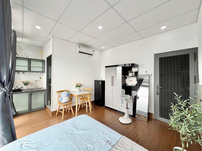 Studio mini có ban công/ cửa sổ thoáng sáng - full nội thất, mới - gần đh văn hiến, chợ tân hương - vườn lài - âu cơ - 3