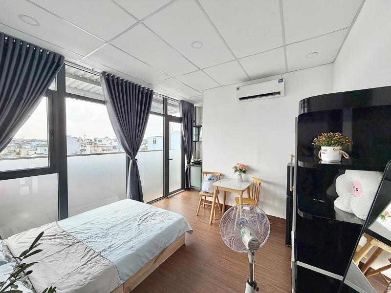 Studio mini có ban công/ cửa sổ thoáng sáng - full nội thất, mới - gần đh văn hiến, chợ tân hương - vườn lài - âu cơ - 2