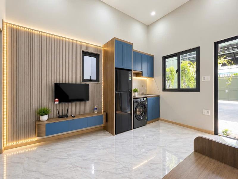 Cho thuê căn hộ dịch vụ có gác  cửa sổ siêu thoáng tại ung văn khiêm – gần hutech, uef, văn lang cs3, ftu, uth - 2