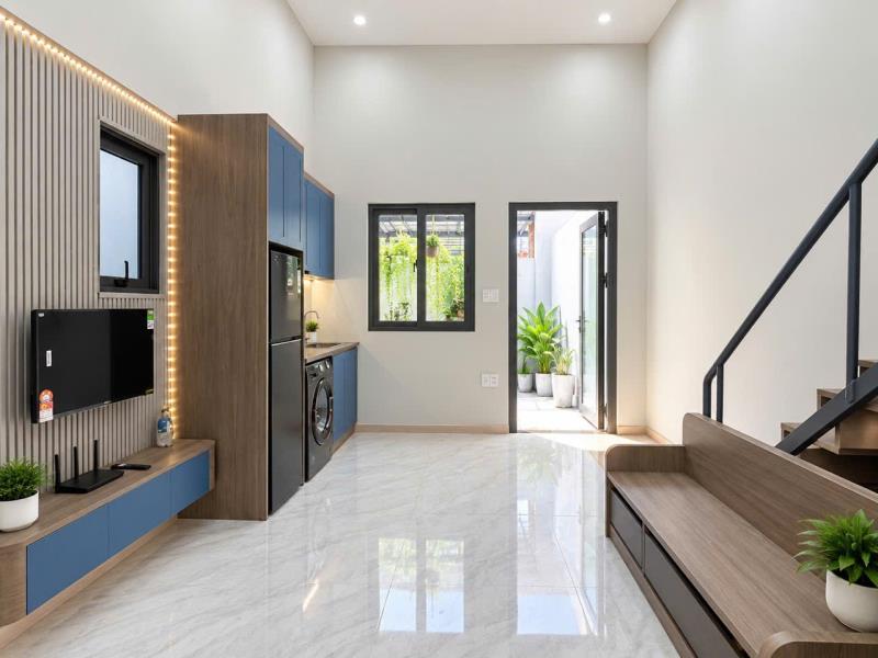 Cho thuê căn hộ dịch vụ có gác  cửa sổ siêu thoáng tại ung văn khiêm – gần hutech, uef, văn lang cs3, ftu, uth - 4