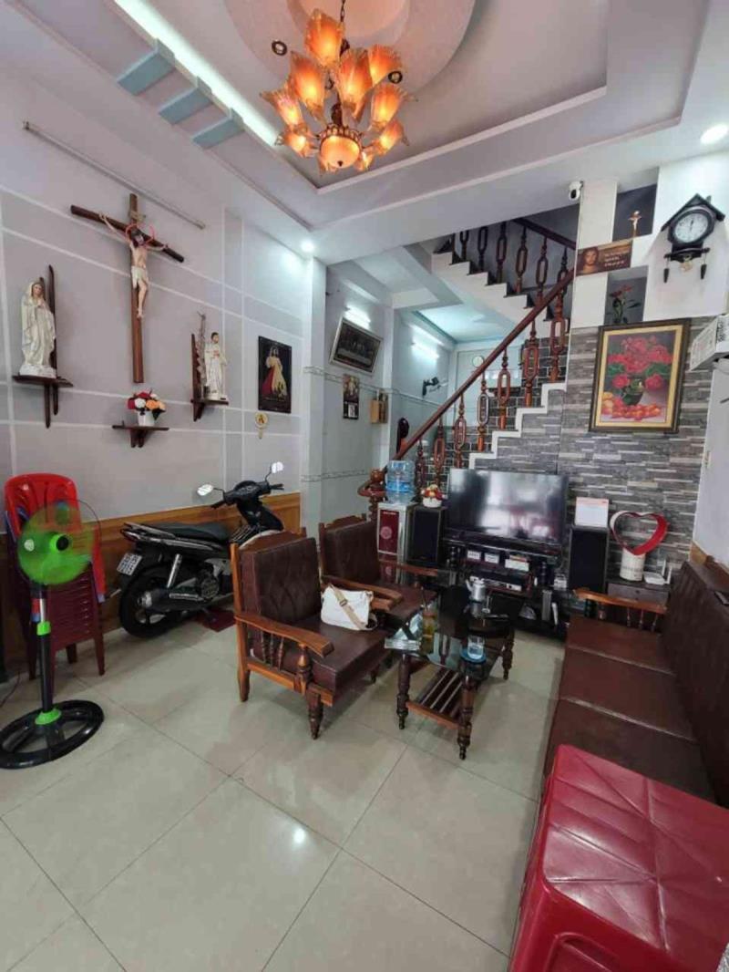 Nhà bán phạm văn chiêu 4 tầng, 44m2, gần trường chợ - 3