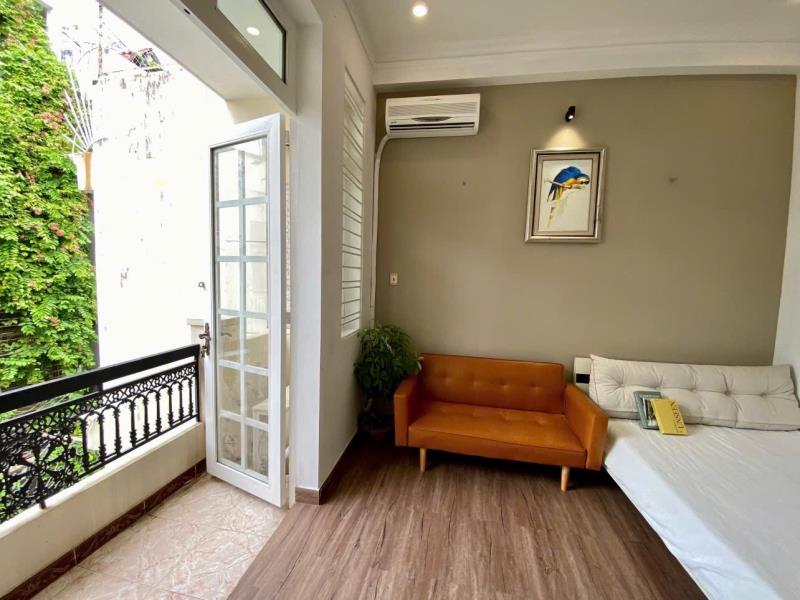 Cho thuê căn hộ quận phú nhuận có ban công rộng full nội thất đẹp - gần đh fpt, kinh tế, đại học mở - 4