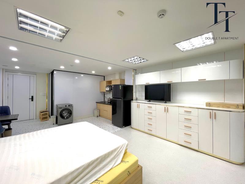 Cho thuê studio 30m2 có thang máy - máy giặt riêng ngay chợ bà chiểu - cầu bông - công viên lê văn tám - nhà thờ tân định - 3