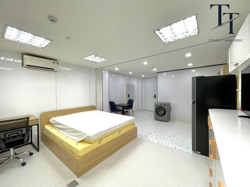 Cho thuê studio 30m2 có thang máy - máy giặt riêng ngay chợ bà chiểu - cầu bông - công viên lê văn tám - nhà thờ tân định - 4