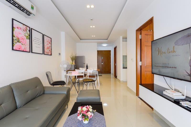 Cho thuê gấp căn hộ 2pn sông đà tower, 14b kỳ đồng - trung tâm quận 3 - nội thất cao cấp - 2