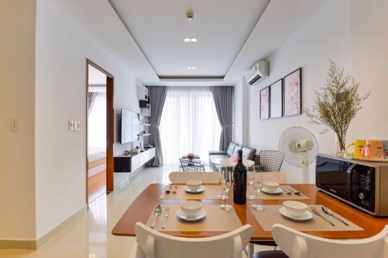 Cho thuê gấp căn hộ 2pn sông đà tower, 14b kỳ đồng - trung tâm quận 3 - nội thất cao cấp - 3