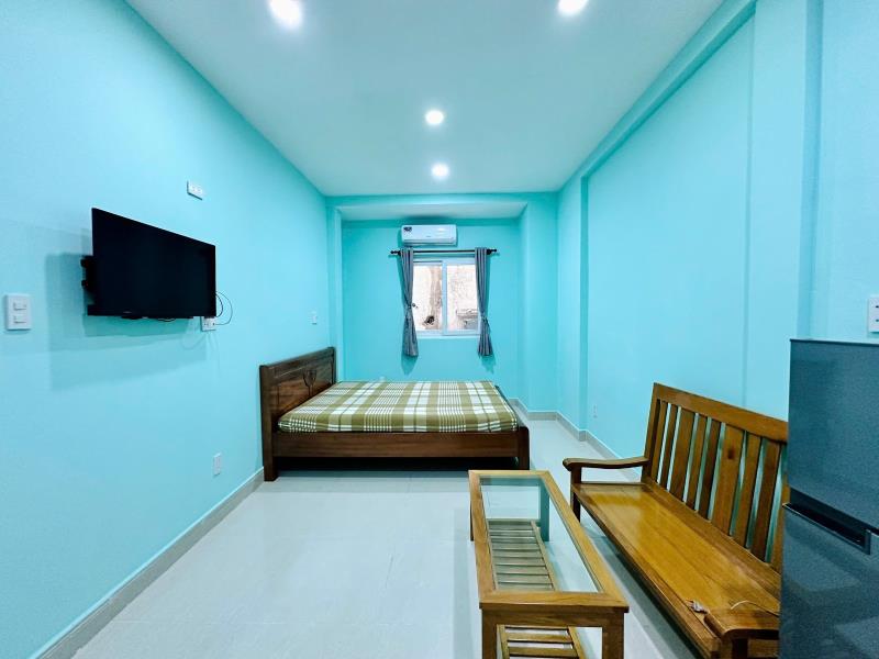Cho thuê căn hộ dịch vụ giá mềm - diện tích rộng thoáng full nt ngay 493 cmt8 quận 10 - 2