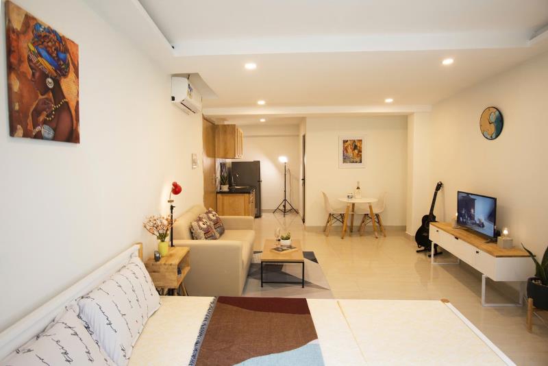 🏡 Cho thuê căn hộ - 35m2 - full nội thất - kế bên quận 1 - vũ huy tấn, bình thạnh - 3