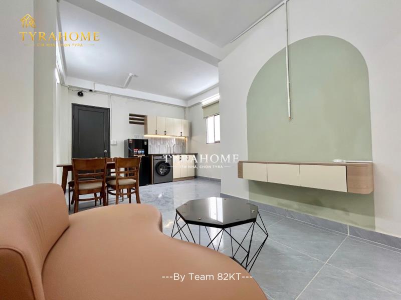Cho thuê căn hộ 1pn rộng, ban công & cửa sổ lớn, máy giặt riêng - lê văn sỹ, q3 gần phú nhuận & q1 - 2
