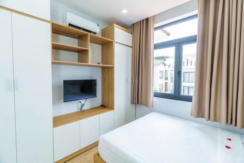 Cho thuê căn hộ có ban công full nội thất đường đặng thuỳ trâm gần vlu, uef, hutech và hàng xanh - 3