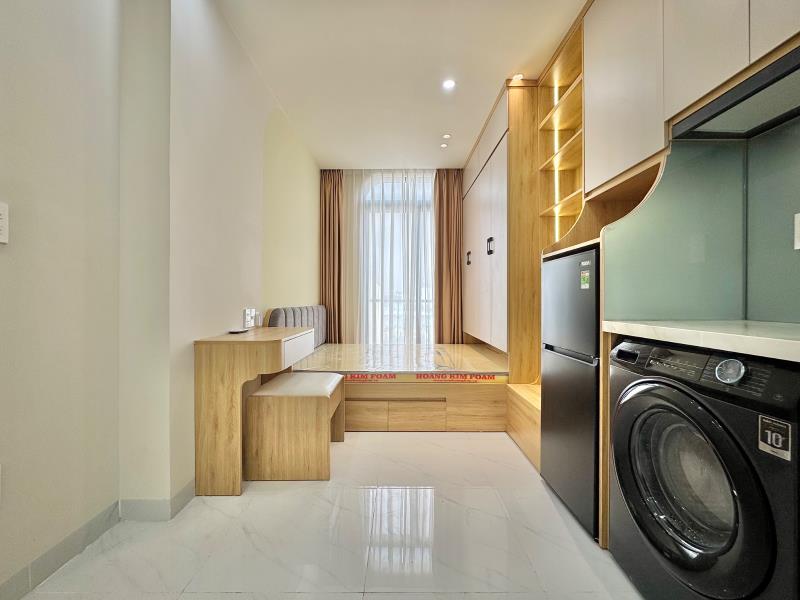 Cho thuê căn hộ mới 100% full nội thất - máy giặt riêng ở tân bình - 2