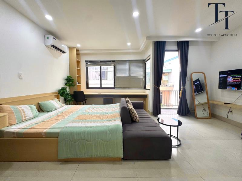 Cho thuê studio ban công 30m2 có thang máy - máy giặt riêng - hẻm ô tô ngay cầu thị nghè - thảo cầm viên - ngã tư hàng xanh - 2