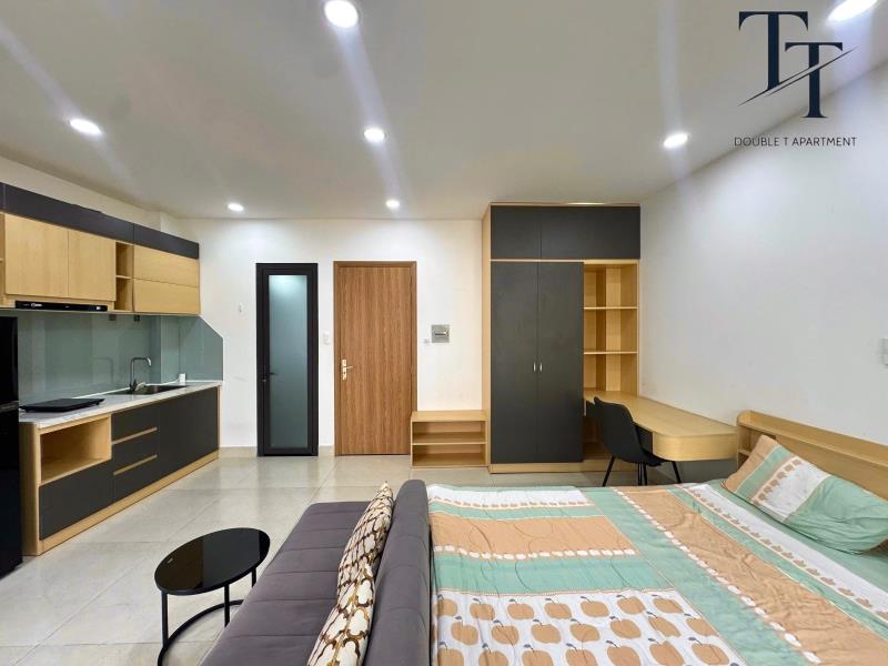 Cho thuê studio ban công 30m2 có thang máy - máy giặt riêng - hẻm ô tô ngay cầu thị nghè - thảo cầm viên - ngã tư hàng xanh - 4