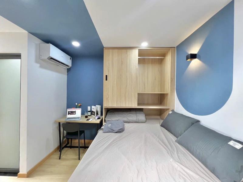 Studio mini full đầy đủ nội thất | ngay đại học công thương | phòng vệ sinh bao sạch sẽ