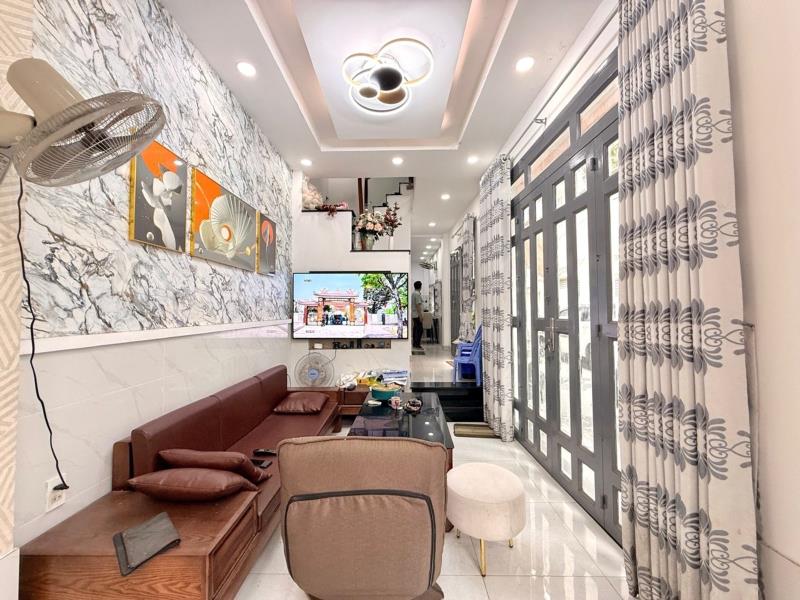 Nhà bán nguyễn văn khôi, hẽm xe hơi căn góc, kinh doanh - 2