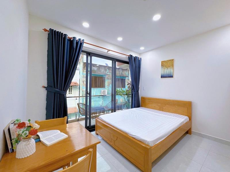 Căn hộ cc mini bình thạnh gần chợ bà chiểu, có ban công, full nội thất, thang máy bảo vệ gần phan đăng lưu, tiện đi q1 q3 - 3