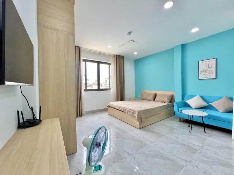 Căn hộ dịch vụ 1 phòng ngủ cửa sổ lớn full nội thất cao cấp ở thích quảng đức phú nhuận sát quận 1 - 2