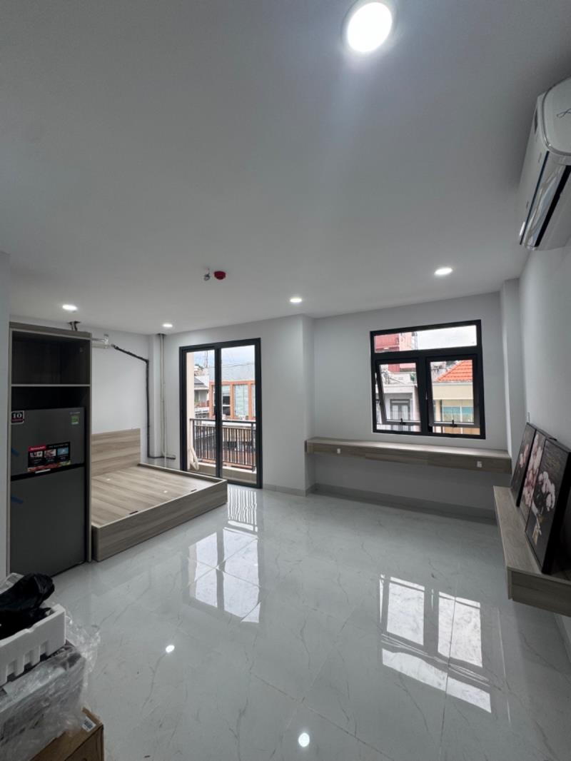 Khai trương phòng mới 30m2 full nt 100% có ban công tại nơ trang long - 3