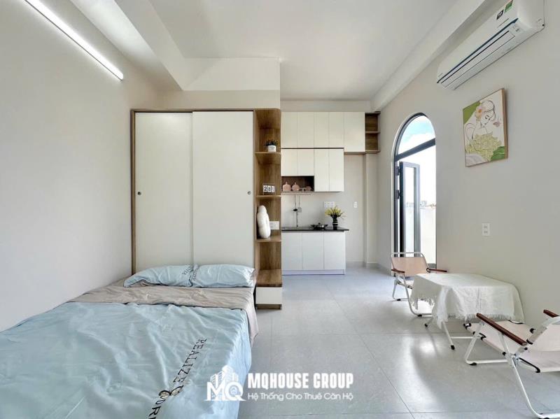 Cho thuê căn hộ mini, layout studio 28m2, chợ tân hương | gần aeon tân phú - 2