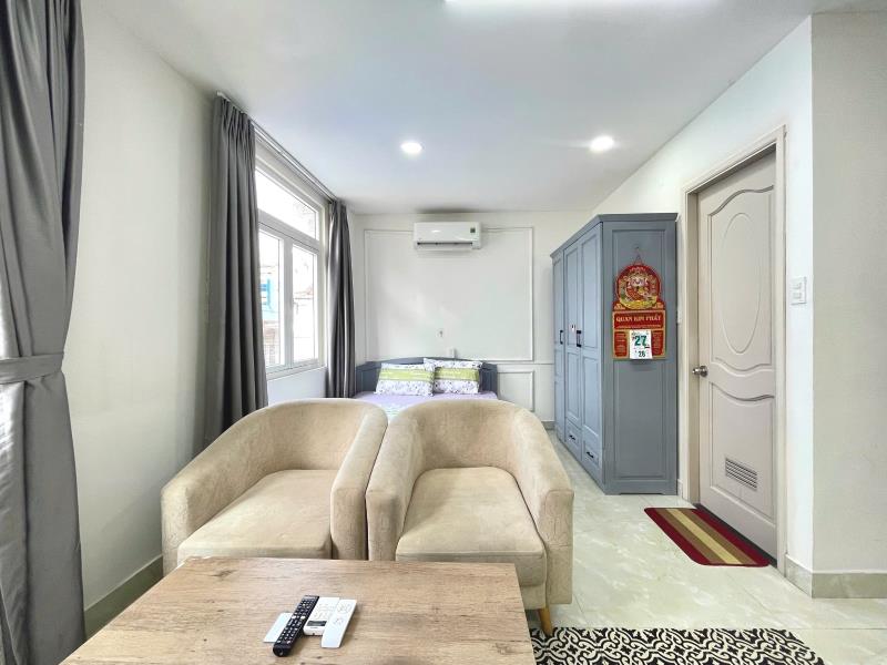 Siêu phẩm studio nguyễn công hoan – gần quận 1 – 50m² siêu rộng – cửa sổ lớn – ngập tràn ánh sáng – không có gì để chê - 4