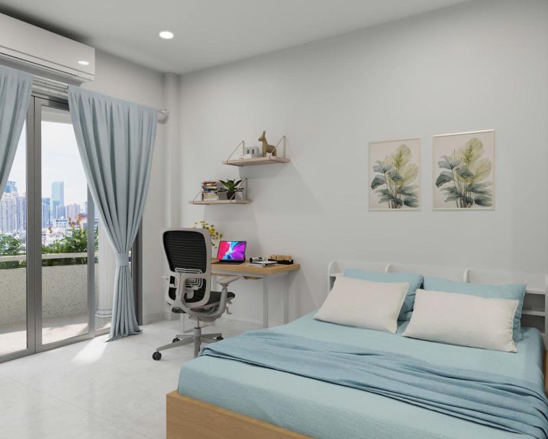 Cho thuê căn hộ 1pn mới xây, ban công sân vườn lớn, tách bếp – nguyễn ngọc phương, bình thạnh | sát quận 1 & thảo cầm viên - 4