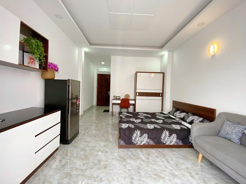 Cho thuê căn hộ có ban công full nội thất gần chợ bà chiểu - nguyễn thượng hiền, bình thạnh - 3